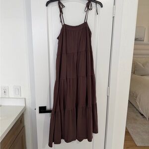 American Eagle Outfitters Chocolate Maxi Dress